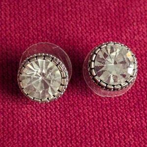 Elegant Silver Stud Earrings